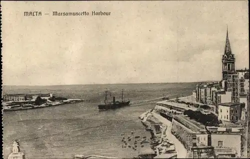 Ak Valletta Malta, Marsamuscetto Harbour, Marsamxett Harbour