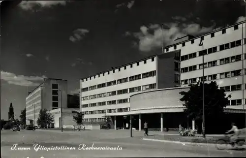 Ak Turku Åbo Finnland, Zentralkrankenhaus der Universität