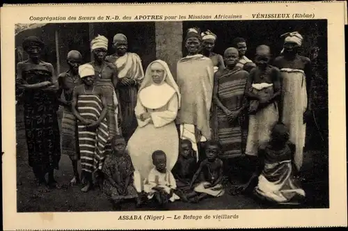 Ak Assaba Niger, Le Refuge de vieillards, Mission