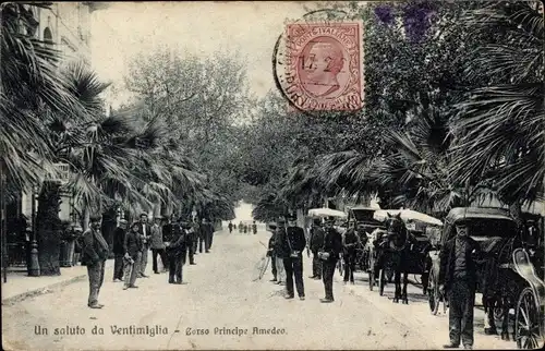 Ak Ventimiglia Liguria, Corso Principe Amedeo