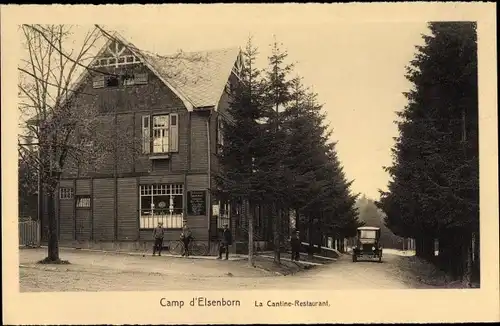 Ak Elsenborn Bütgenbach Wallonien Lüttich, Truppenübungsplatz, Le Cantine Restaurant
