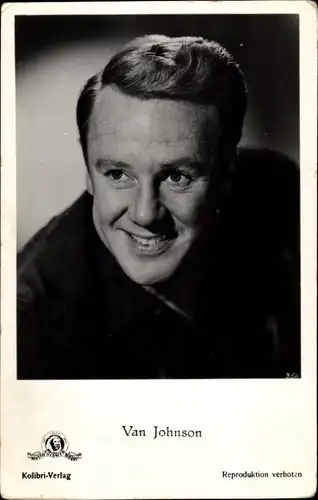 Ak Schauspieler Van Johnson, Portrait