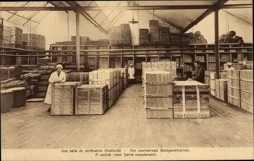 Ak Bruxelles Brüssel, Societe Anonyme Flandria, Filature, Ficellerie, Rue de Brabant