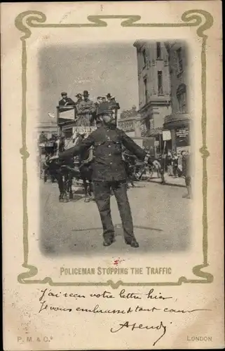 Ak London City, Policeman directing the traffic