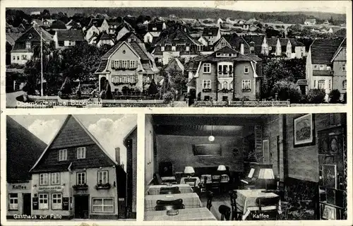 Ak Obernkirchen in Schaumburg, Panorama, Gasthaus zur Falle, Markt 196