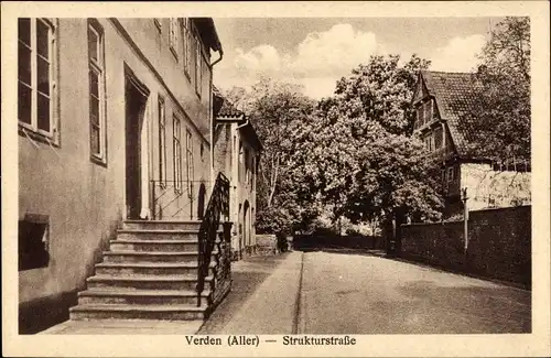 Ak Verden an der Aller, Strukturstraße