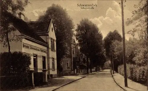 Ak Schwarzenbek in Lauenburg, Scheferstraße, Geschäftshaus