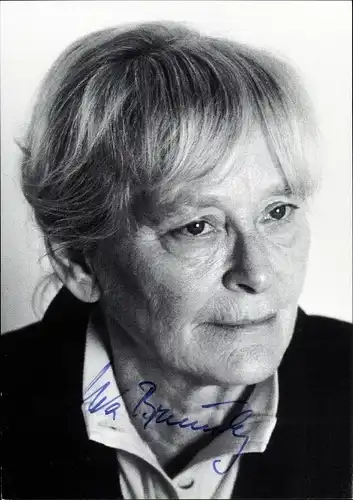 Ak Schauspielerin Eva Brumby, Portrait, Autogramm