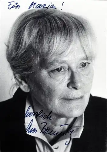 Ak Schauspielerin Eva Brumby, Portrait, Autogramm