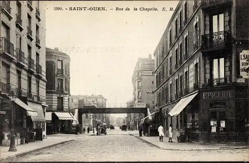 Ak Saint Ouen Eure, Rue de la Chapelle