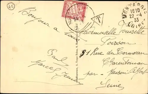 Ak Montargis Loiret, Le Grand Hotel de la Poste