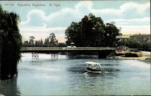 Ak Republica Argentina, Argentinien, El Tigre