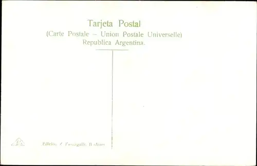 Ak Buenos Aires Argentinien, Estacion Once, F. C. O.