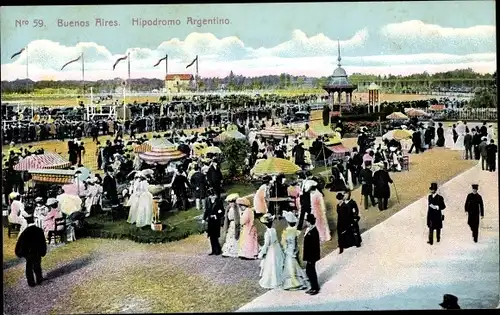 Ak Buenos Aires Argentinien, Hipodromo Argentino