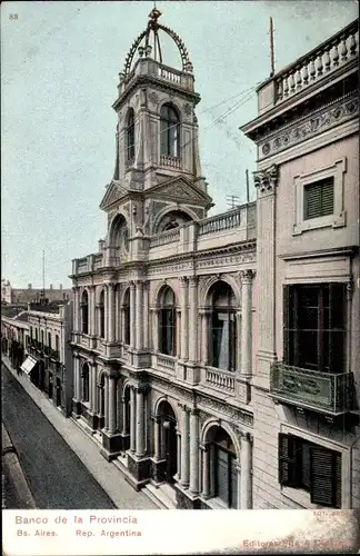 Ak Buenos Aires Argentinien, Banco de la Provincia