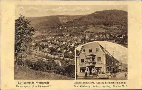 Ak Murrhardt in Württemberg, Heimatspiele Am Römerwall, Gasthof zum Stern, Totalansicht
