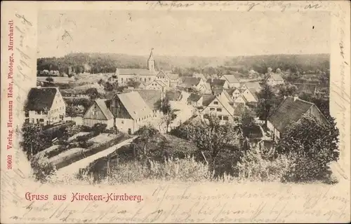 Ak Kirchenkirnberg Murrhardt in Württemberg, Totalansicht der Ortschaft