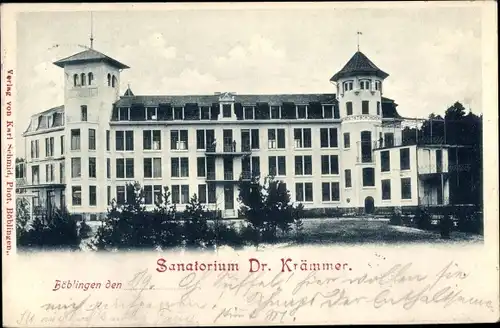 Ak Böblingen in Württemberg, Sanatorium Dr. Krämmer