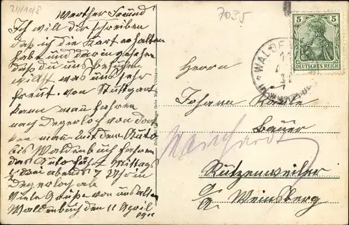 Ak Waldenbuch in Baden Württemberg, Gasthaus Post, Totalansicht