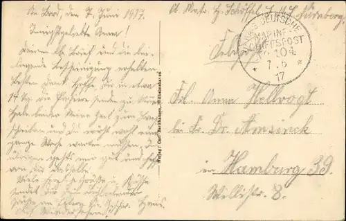 Ak Wilhelmshaven an der Nordsee, Park, Wasserturm