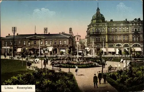 Ak Liepaja Libau Lettland, Rosenplatz