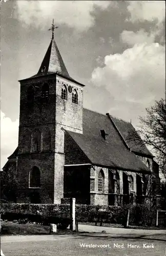 Ak Westervoort Gelderland, Ned. Herv. Kerk