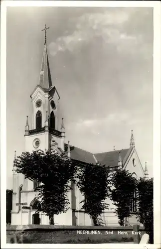 Ak Neerijnen Gelderland Niederlande, Herv. Kerk