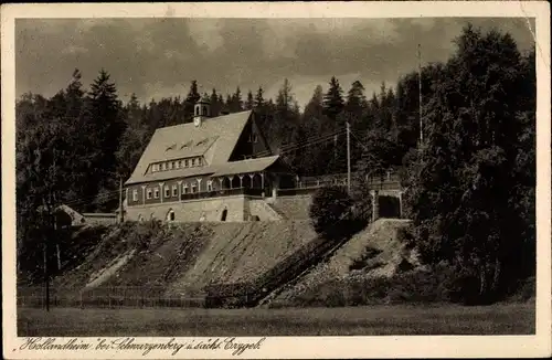 Ak Schwarzenberg im Erzgebirge Sachsen, Hollandheim am Fürstenberge, Kinderheim