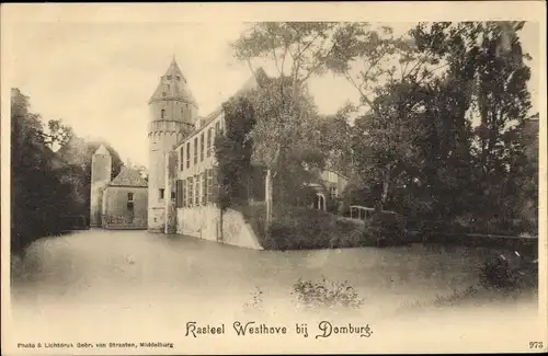 Ak Domburg Veere Zeeland Niederlande, Kasteel Westhove