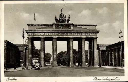 Ak Berlin Mitte, Brandenburger Tor