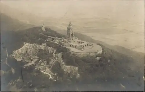 Ak Steinthaleben Kyffhäuserland in Thüringen, Kyffhäuser, Kaiser Wilhelm Denkmal