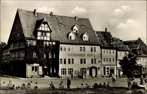 Ak Bad Frankenhausen im Kyffhäuserkreis, Alte Apotheke, Thüringer Hof