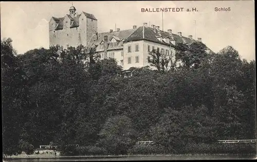 Ak Ballenstedt im Harz, Schloss