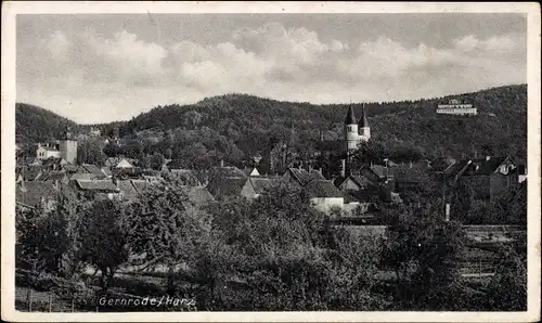 Ak Gernrode Quedlinburg im Harz, Panorama