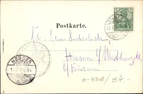 Ak Thale im Harz, Hexentanzplatz