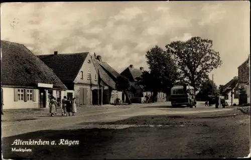 Ak Altenkirchen Wittow auf Rügen, Marktplatz