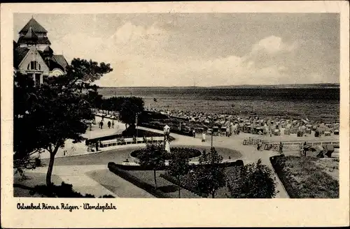Ak Seebad Binz auf Rügen, Wendeplatz