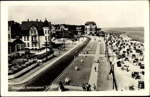 Ak Ostseebad Kühlungsborn, Promenade und Strand