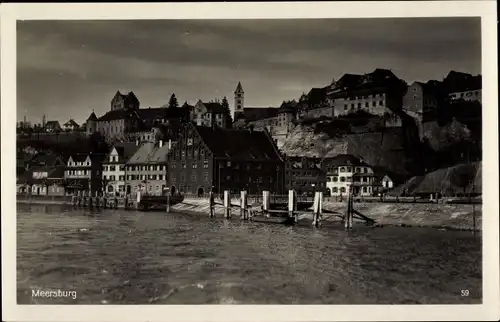 Ak Meersburg am Bodensee, Teilansicht