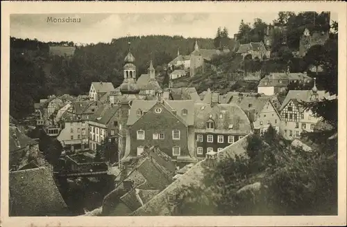 Ak Monschau Montjoie in der Eifel, Stadtansicht