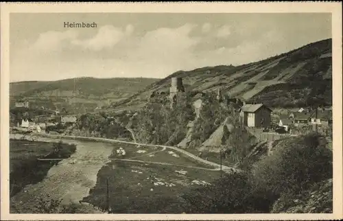 Ak Heimbach in der Eifel, Panorama