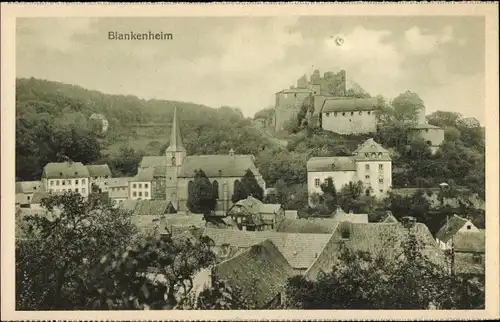 Ak Blankenheim an der Ahr, Stadtansicht, Kirche