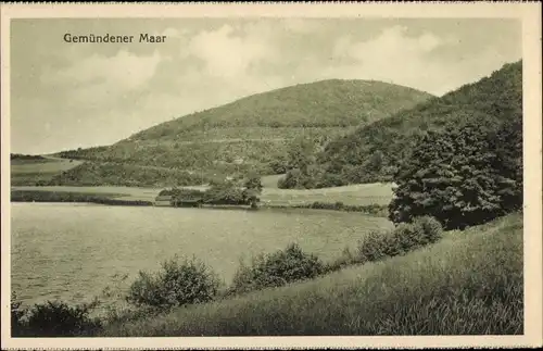 Ak Gemünden Daun in der Eifel, Gemündener Maar