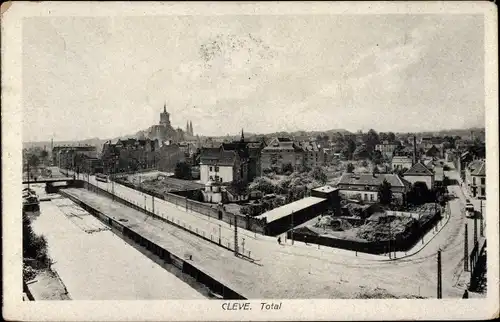Ak Kleve am Niederrhein, Totale