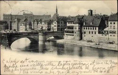 Ak Kassel in Hessen, Fuldabrücke, Altstadt