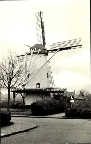 Ak Rilland Reimerswaal Zeeland Niederlande, Korenmolen De Witte Molen