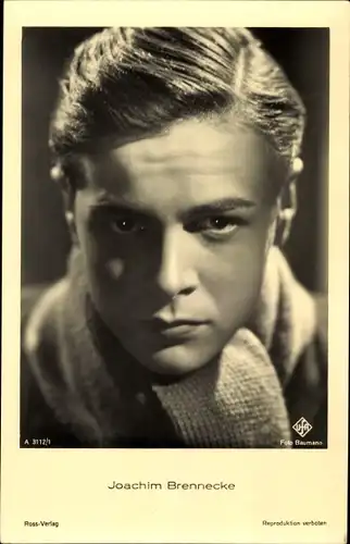 Ak Schauspieler Joachim Brennecke, Portrait