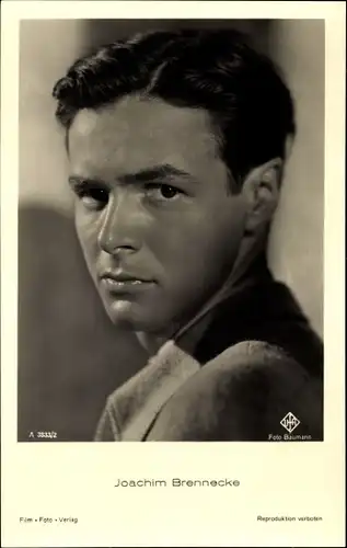 Ak Schauspieler Joachim Brennecke, UFA Film, Film Foto Verlag A 3833/2