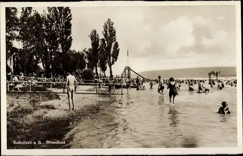 Ak Radolfzell am Bodensee, Strandbad