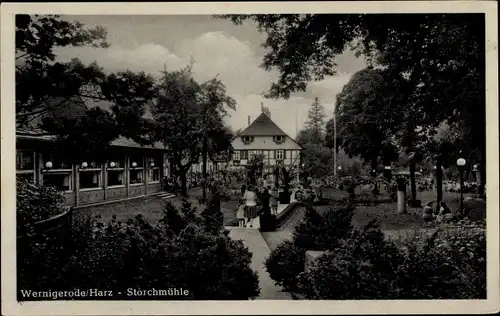 Ak Wernigerode im Harz, Storchmühle